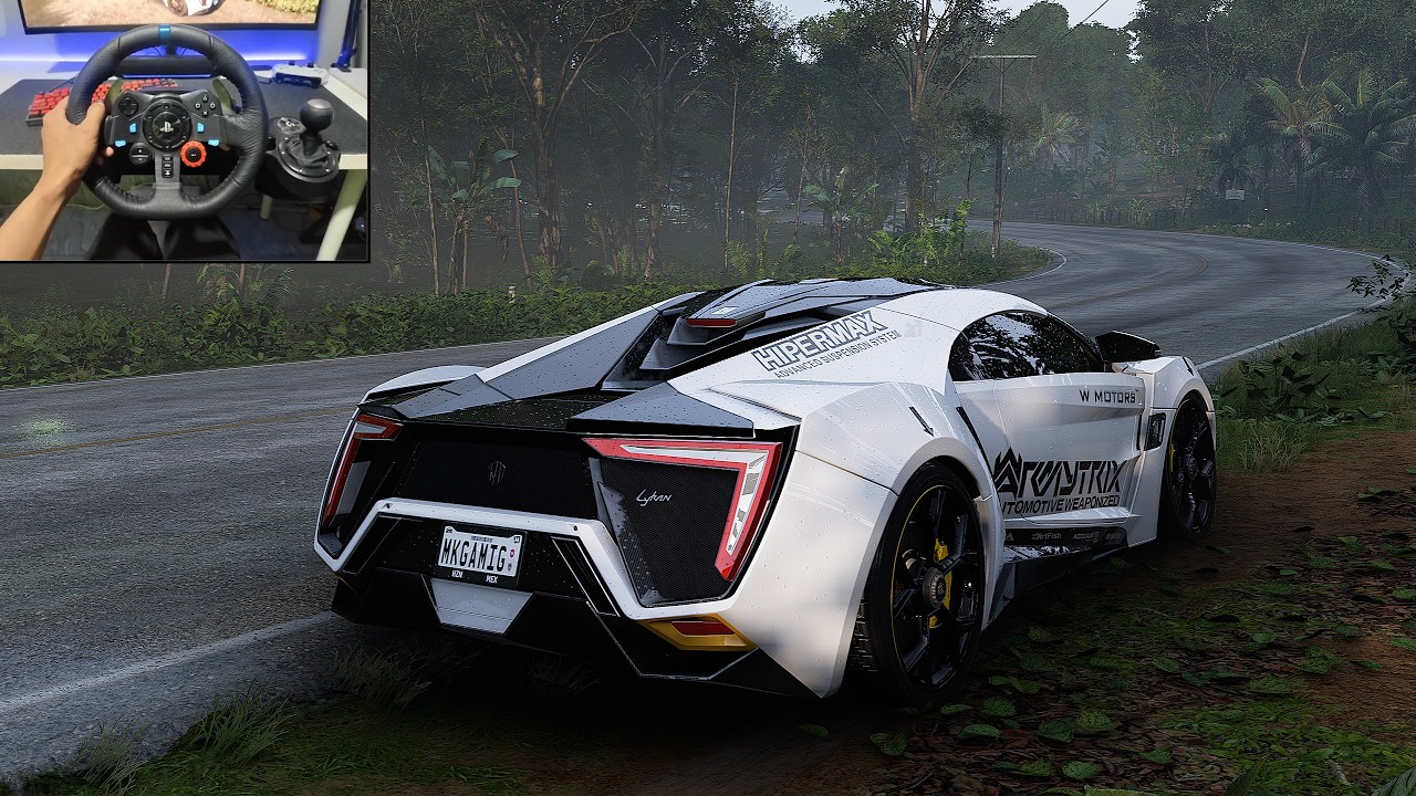 W Motors Lykan Hypersport  - Forza Horizon 5 - Logitech G29 Steering wheel