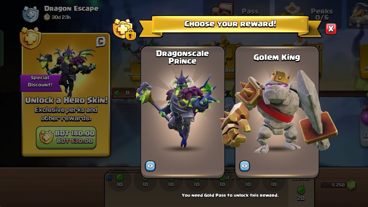 March Gold Pass update Clash Of Clans 🇧🇩❤️!