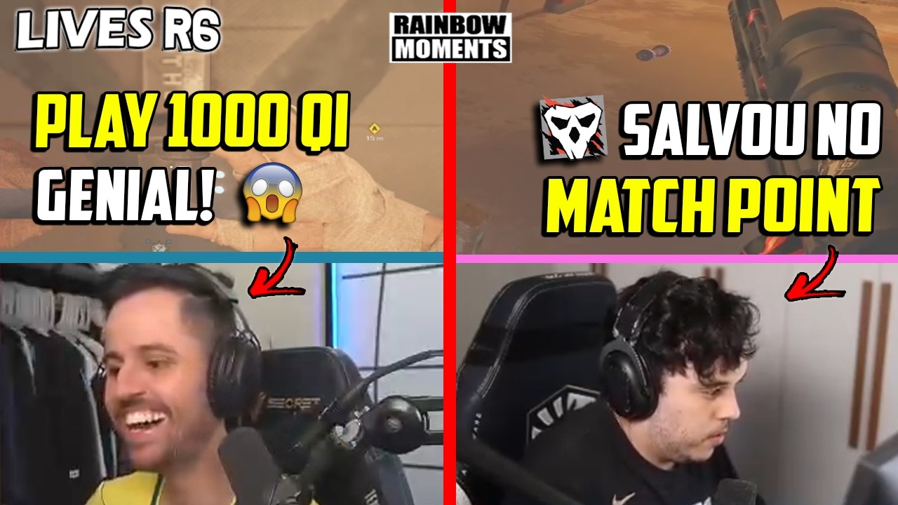 PLAY GENIAL DO RAZAH DE THERMITE, NESK SALVANDO DE DEIMOS E MAIS - MELHORES MOMENTOS LIVES R6