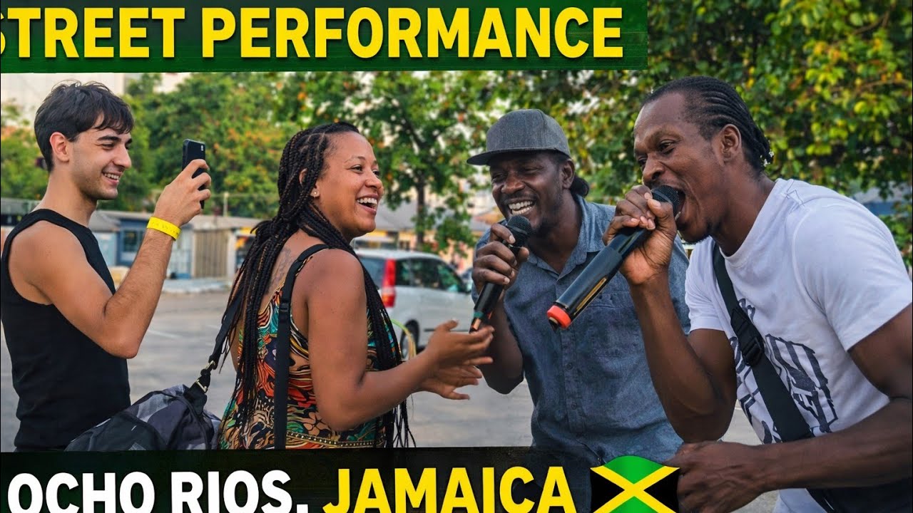 LIVE STREET PERFORMANCE DANCEHALL MUSIC JAMAICA .