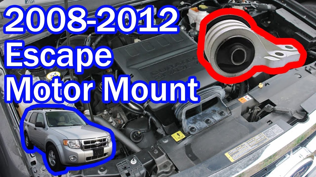 Replacing 2008-2012 Ford Escape Motor Mount. Lower Back Engine Mount 3.0L V6