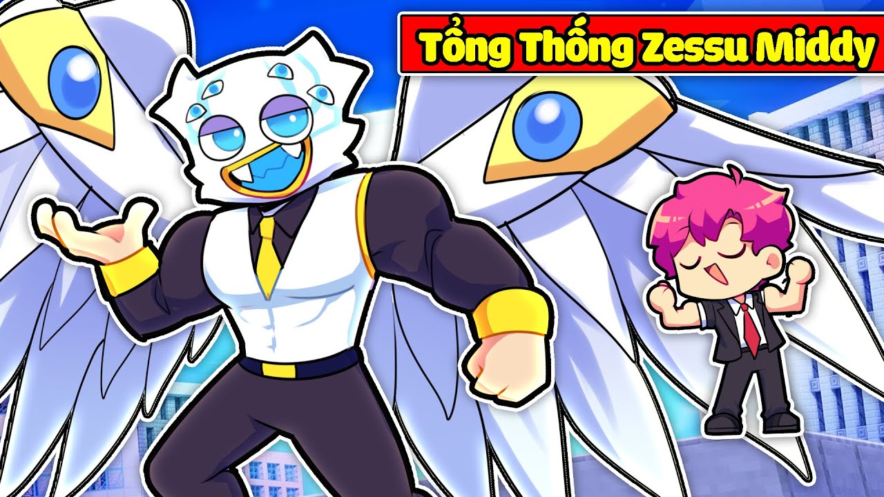SẼ RA SAO NẾU ZESSU MIDDY LÀ TỔNG THỐNG THAY THẾ HIHA TRONG MINECRAFT*HIHA TỔNG THỐNG HUGGY 🤩😱