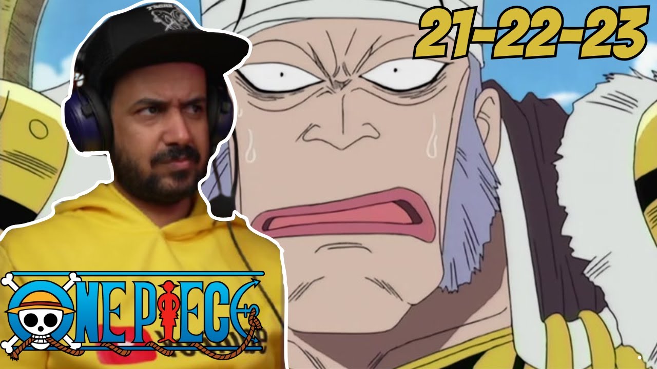 ردة فعل ملزلز على أنمي ون بيس الحلقة 21-22-23☀️​