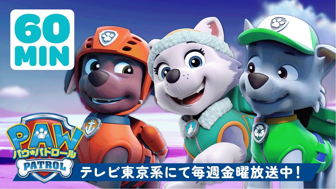 パウ・パトロール | ズーマ、エベレスト、ロッキーといっしょに野生の動物をレスキュー！ | 60分 | テレビ東京系にて放送中