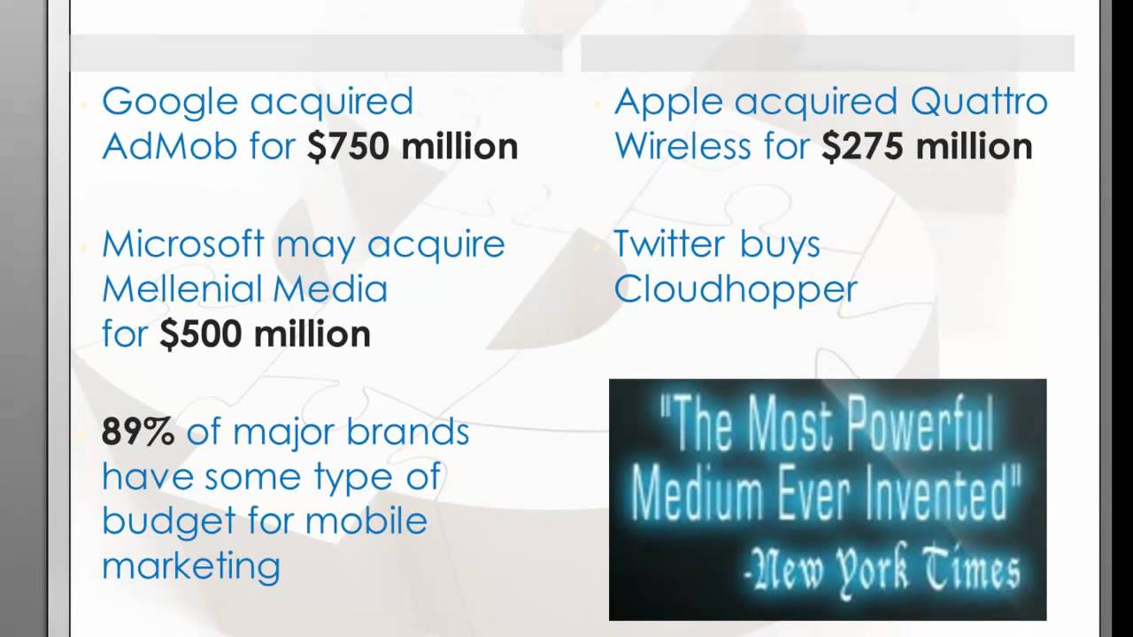 Mobile Marketing Franchise Introduction to Mobile Marketing Industry