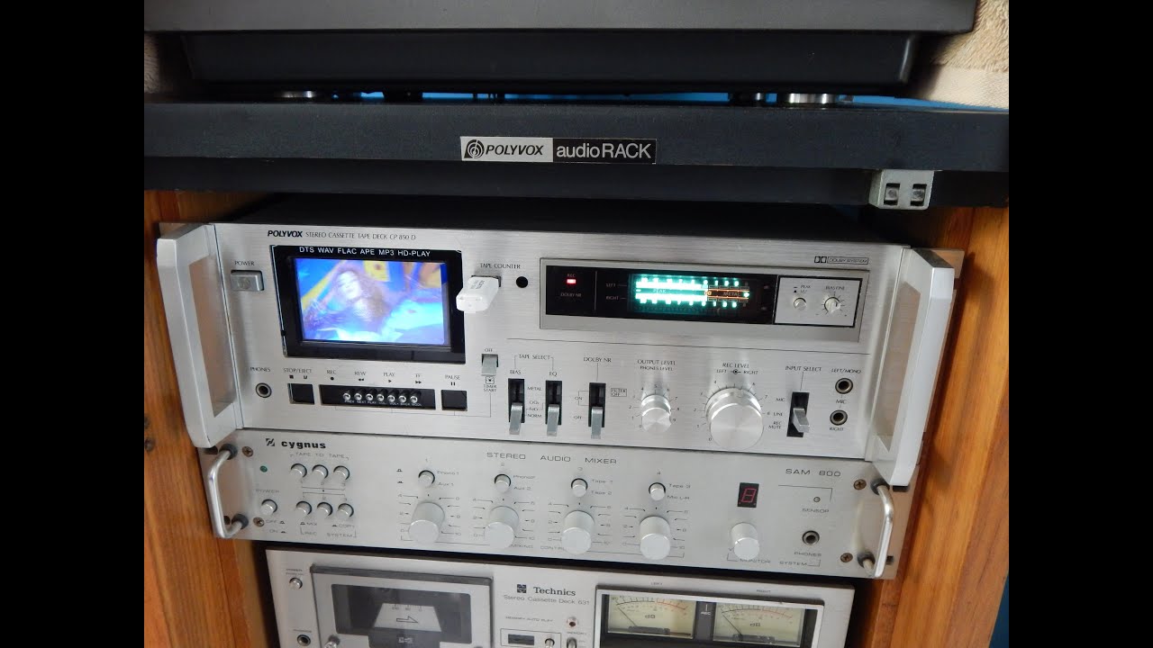 ´´os saudosistas piram ´´ PLAQUINHA PEN DRIVE NO TAPE DECK CLÁSSICO ANOS 80