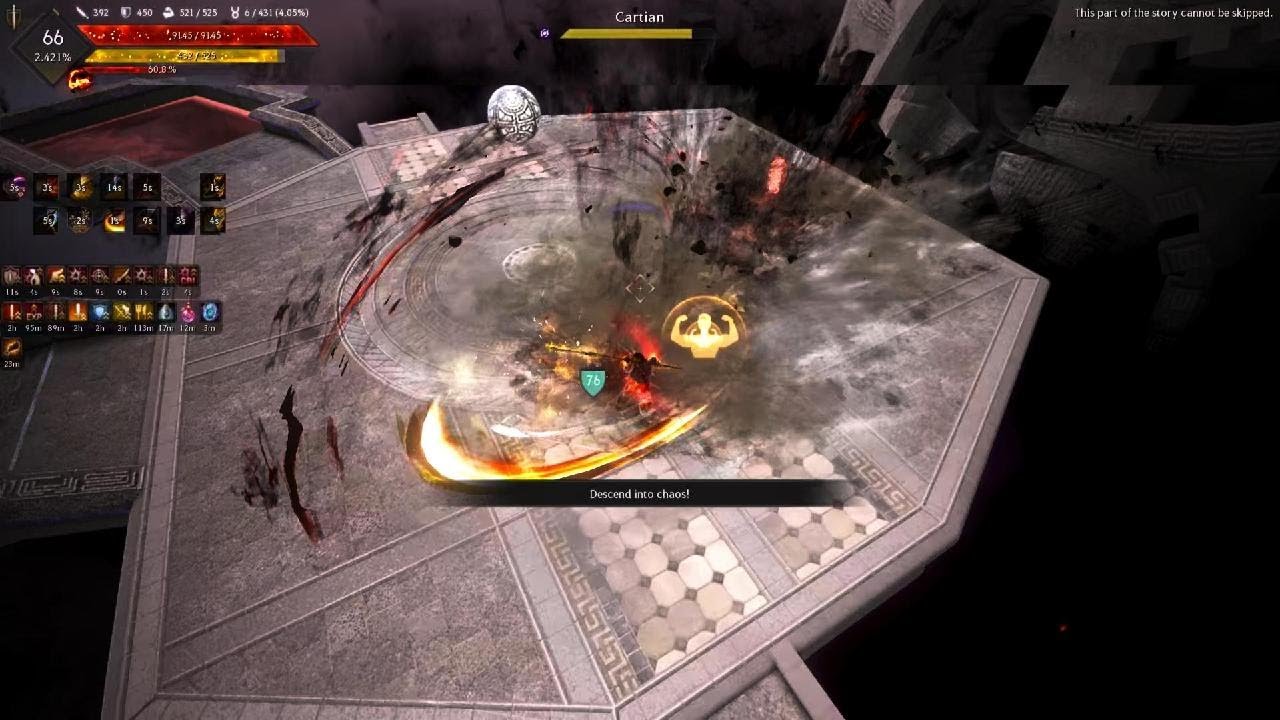 Cartian 4th Castle boss fight