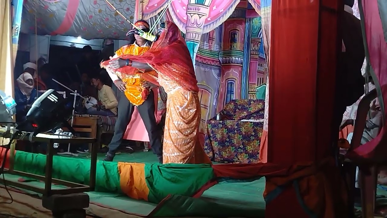 हो रही हैं शिला देवी की चोरी चित्रसेंन के हाथों से शिला हरण खेल खामघाट का ड्रामा drama.. 8236064722