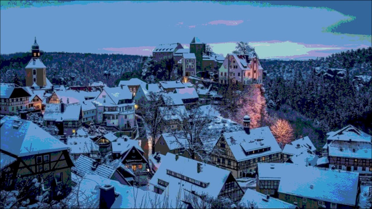 Hohenstein in winter (Original relaxing piano solo music)