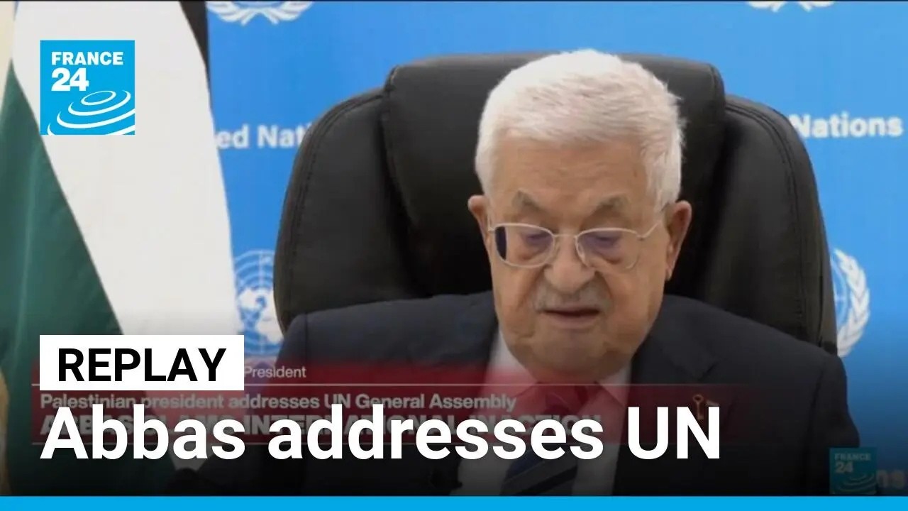 REPLAY: Palestinian president Abbas addresses UN General Assembly &bull; FRANCE 24 English