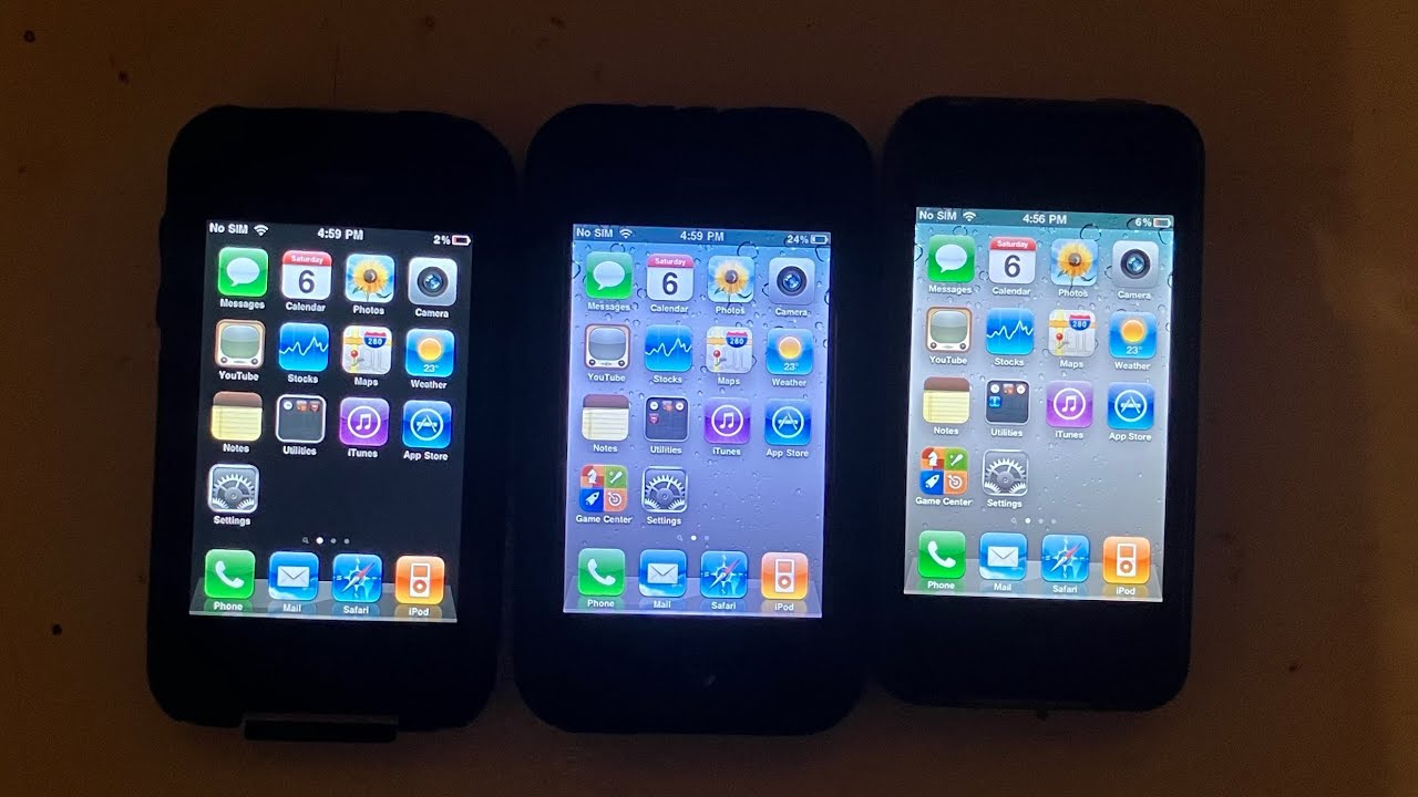 iPhone 3G vs 3GS vs 4 iOS 4 start up test