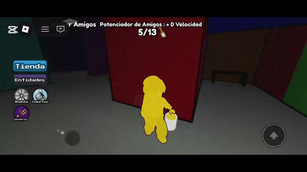 Jugando color o morir de Roblox(primer video)