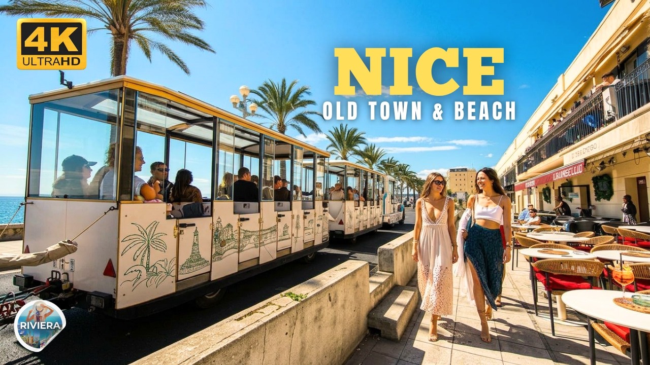 Nice, France 4K Walking Tour 🇫🇷 | Old Town and Beach Walk | Best City in the French Riviera