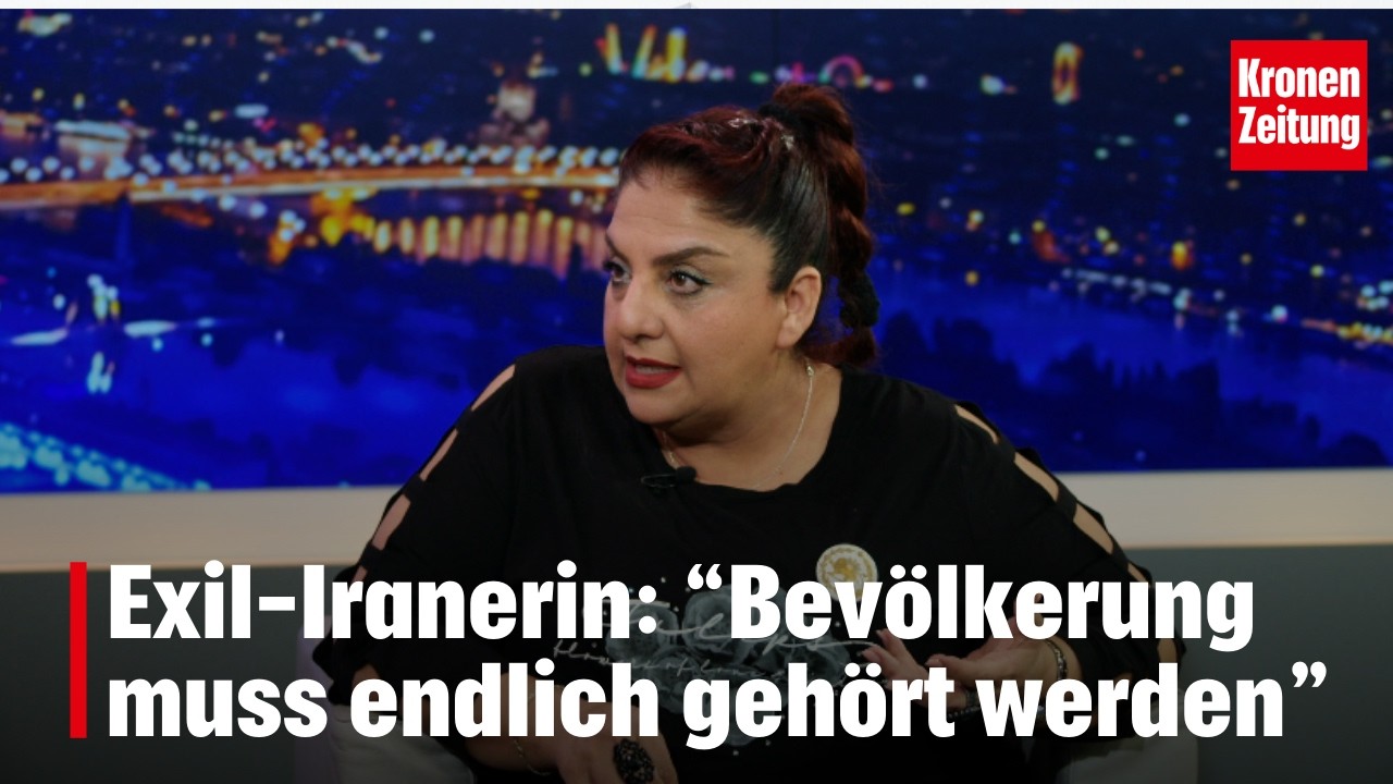 Exil-Iranerin: „Bevölkerung muss endlich gehört werden” | krone.tv NEWS