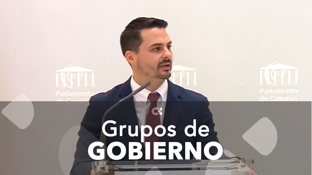 Reacciones de los grupos del Gobierno en la intervención de Clavijo en el Debate