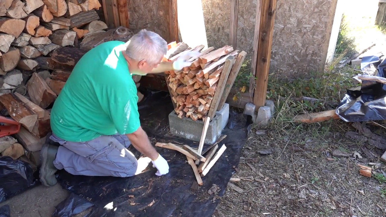 How To Stack and Store Kindling For Your Wood Stove