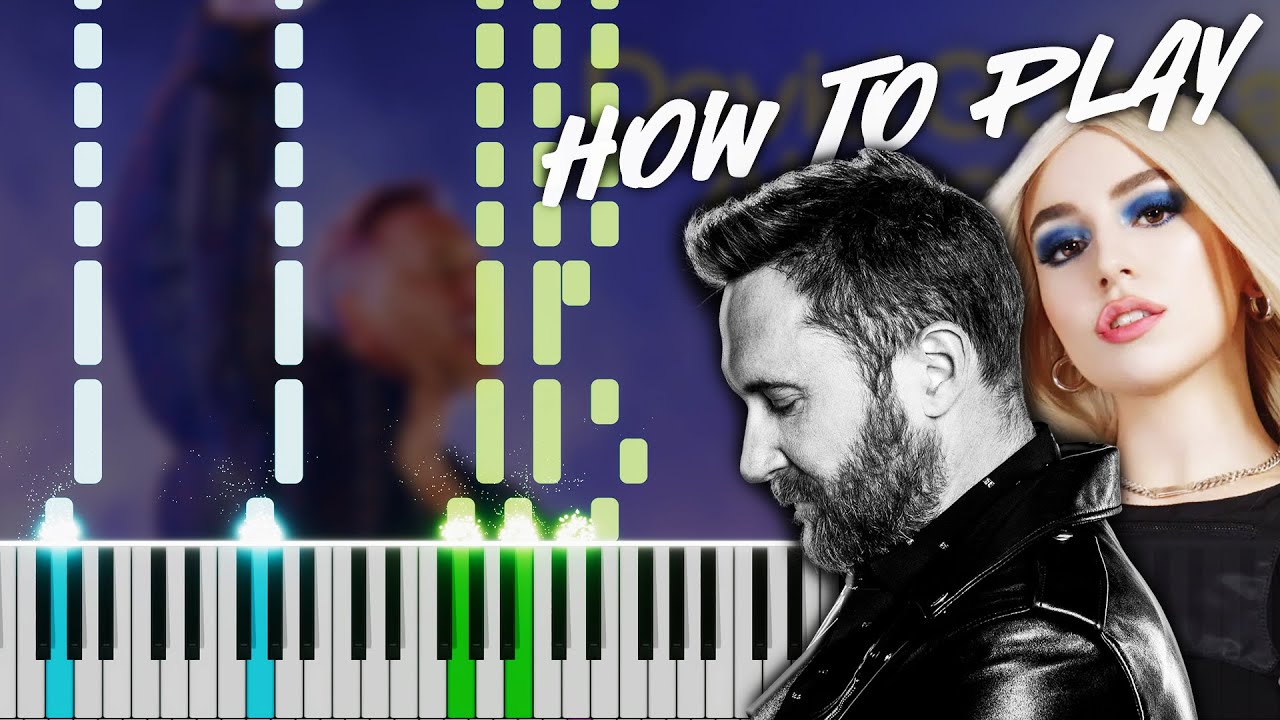 Forever Young Piano Tutorial - David Guetta, Alphaville & Ava Max (Free Midi)