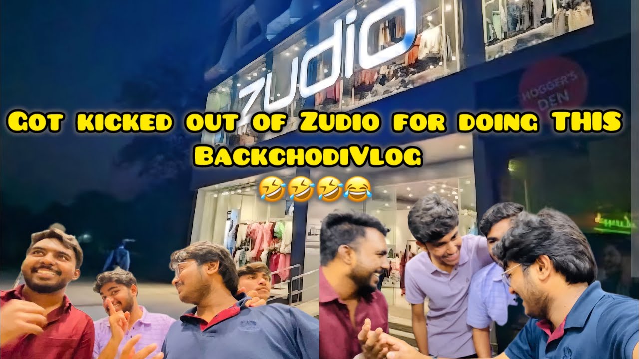 Got kicked out of Zudio for doing THIS🤣BackchodiVlog PART:1 