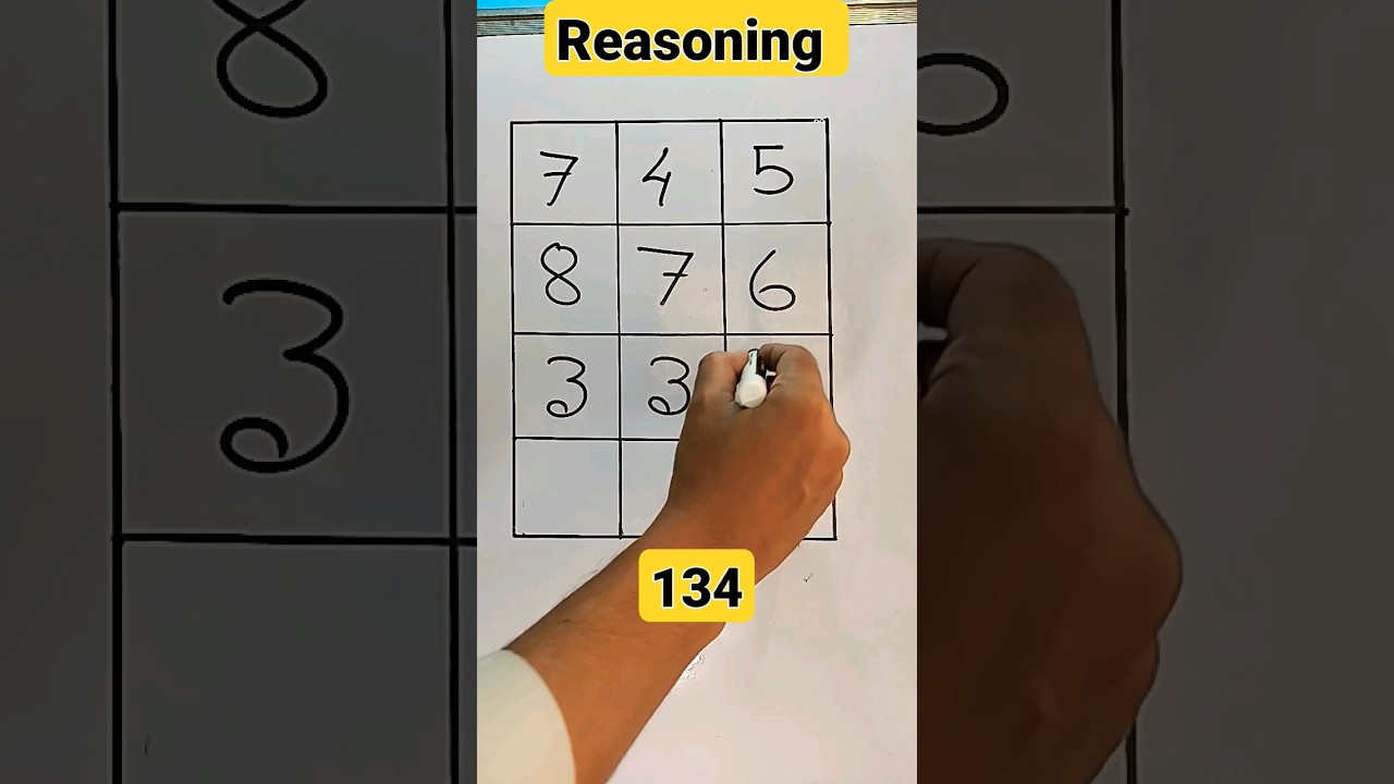 Reasoning 🤔 // 134 // #shorts #puzzle  #trending #maths #reasoning