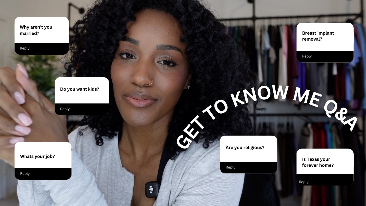 Q&A | GET TO KNOW ME | Marriage? Kids? Breast implants? Beliefs?