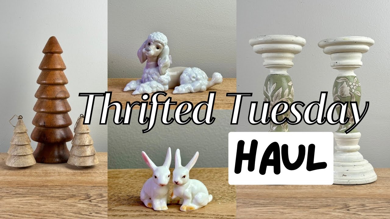 Thrifted Tuesday Haul: Incredible Vintage Treasures & Bonus Garden Tour!