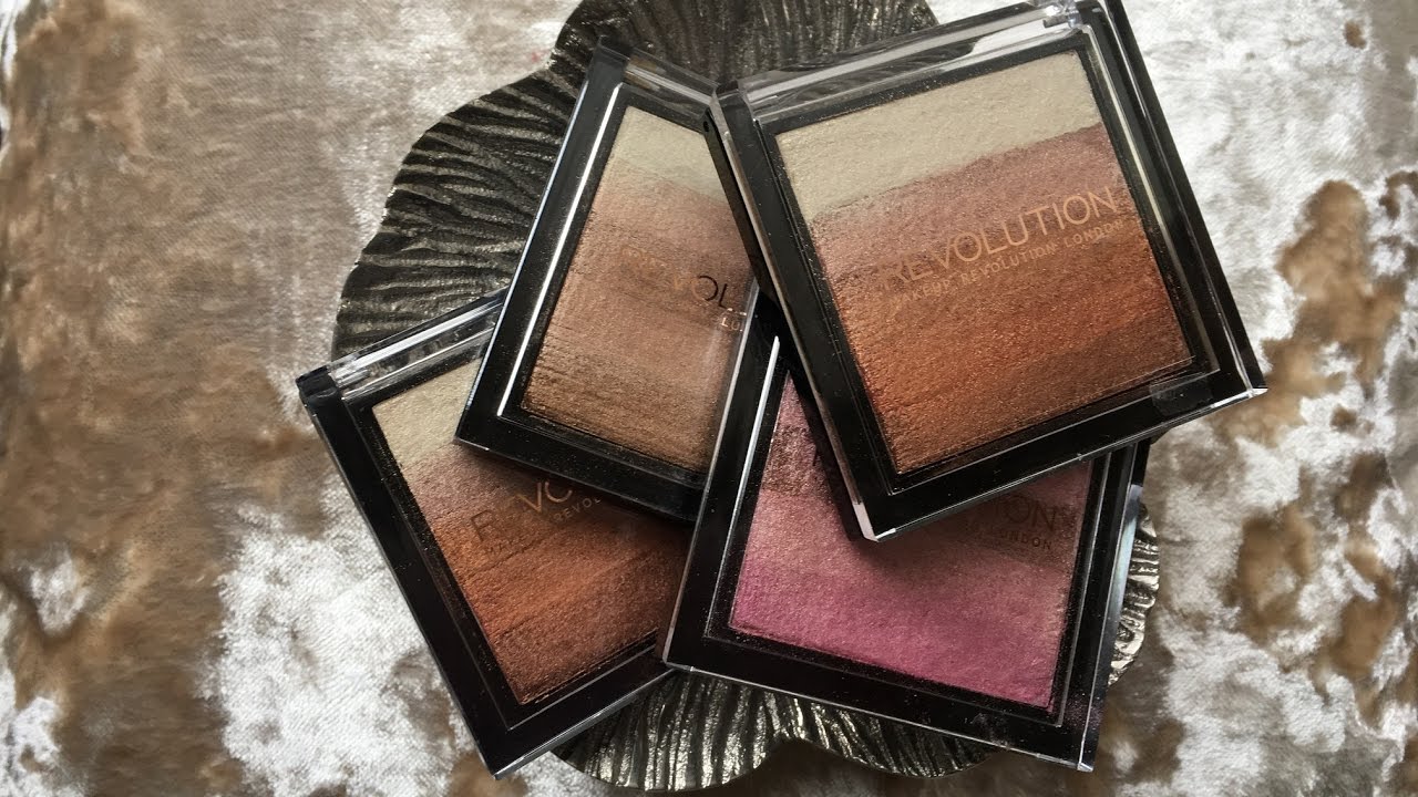 Makeup Revolution Shimmer Bricks / Swatches