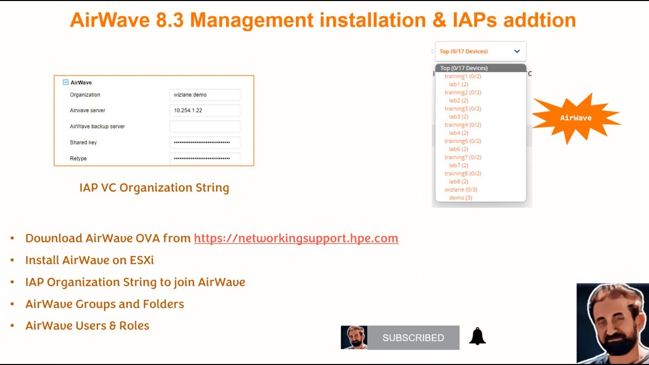 What is Aruba Airwave Management tool ?