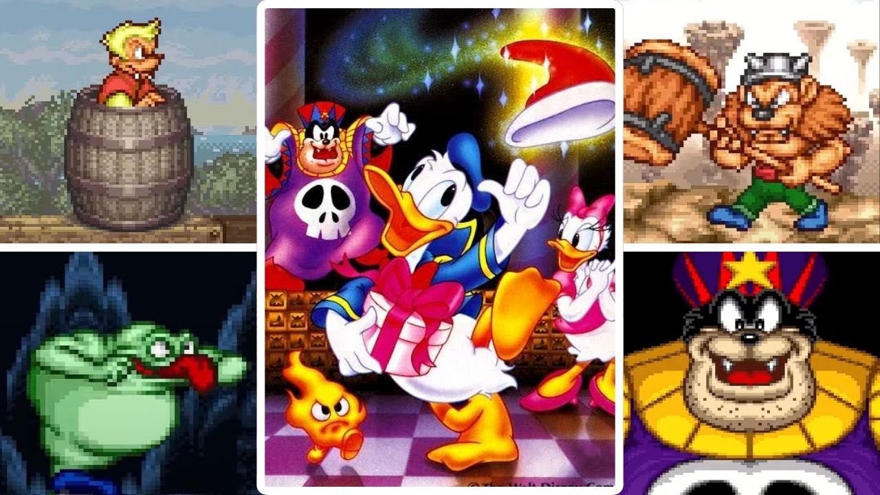 Donald Duck and the Magical Hat (Fan Translation) - All Bosses (No Damage) // Super Nintendo