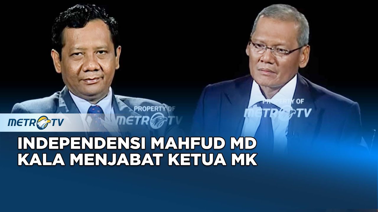 Independensi Mahfud MD Kala Menjabat Ketua MK Dok. 2009