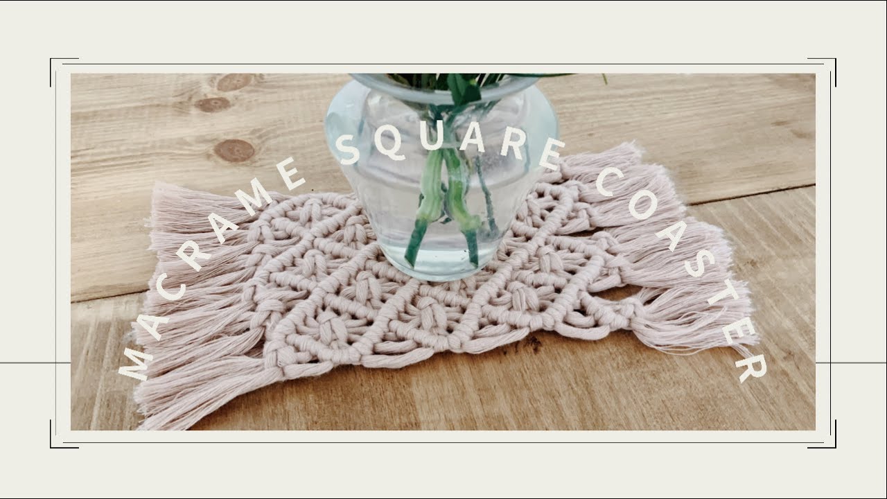 マクラメテーブルランナー/macrame table runner