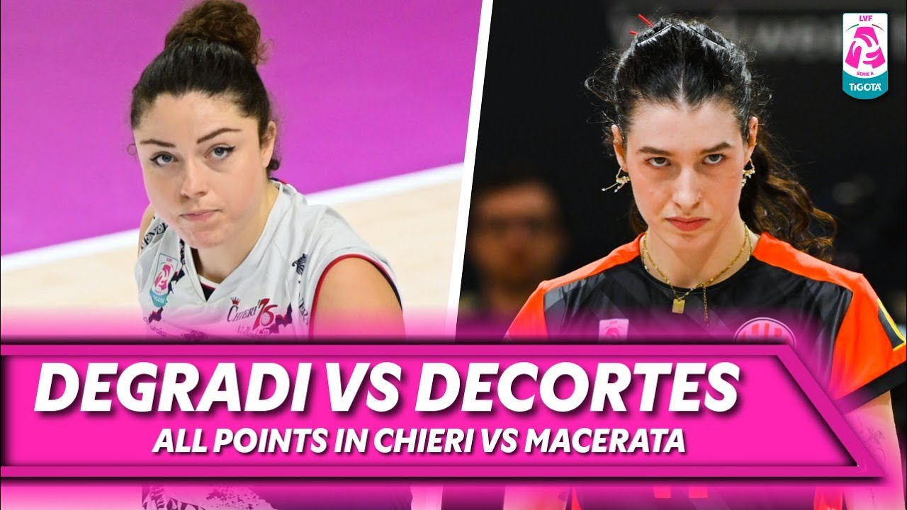 DEGRADI VS DECORTES, All points in Chieri - Macerata | Best Performance | LVF 2025/26