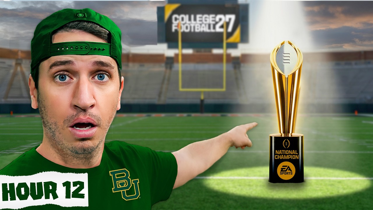 I Can't Stop Streaming Until I Win A Natty in CFB 27 (Part 2)