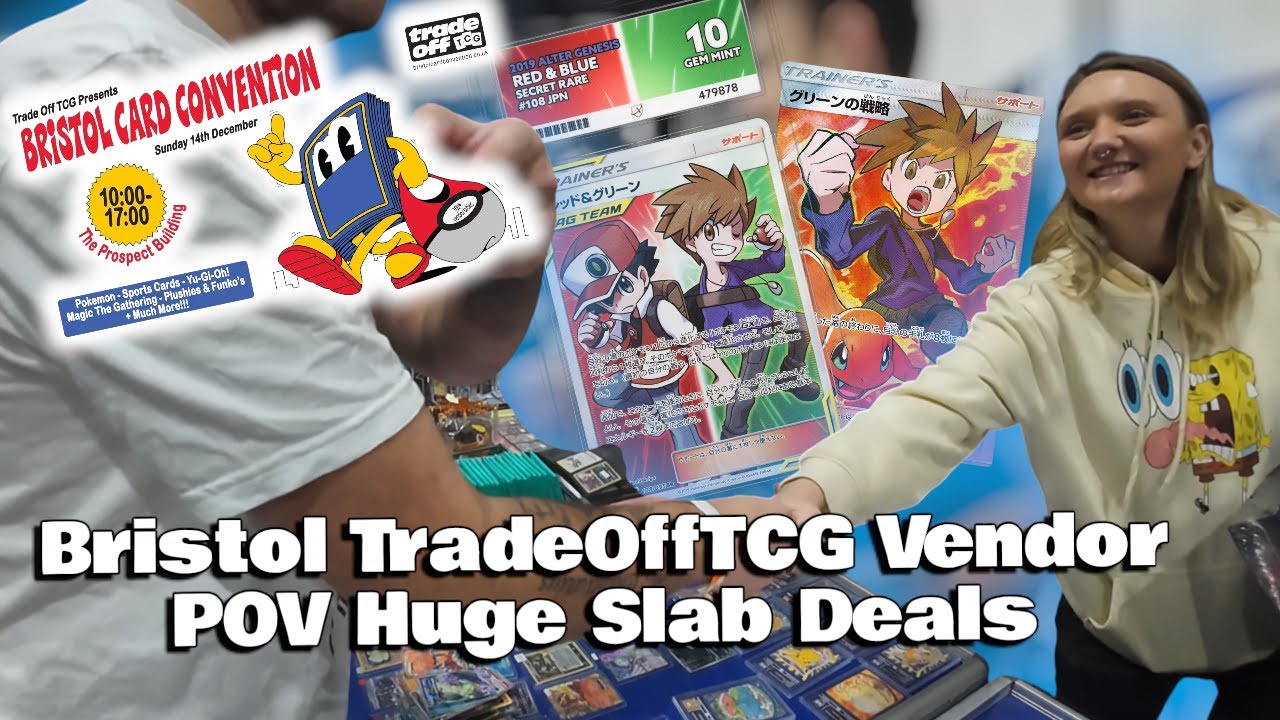 Vendor POV | Huge Slab Buys!! Bristol TradeOffTCG Show