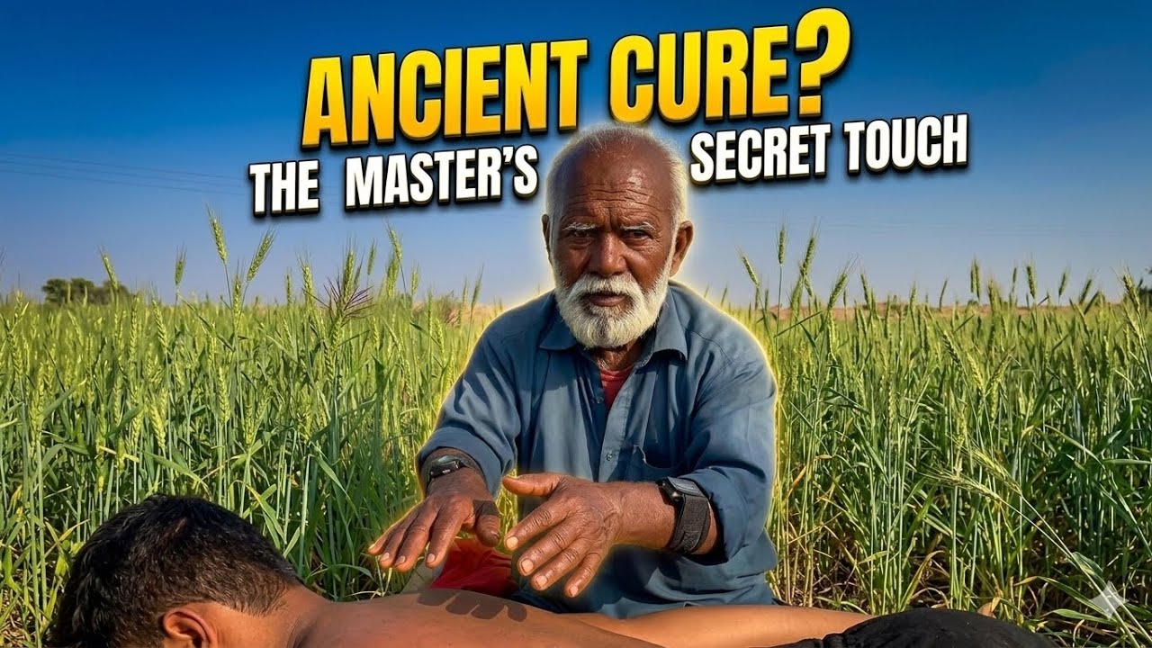 ANCIENT BACK PAIN CURE? 😱 Traditiona Field Massage | Deep Tissue Back Massage by Village Master