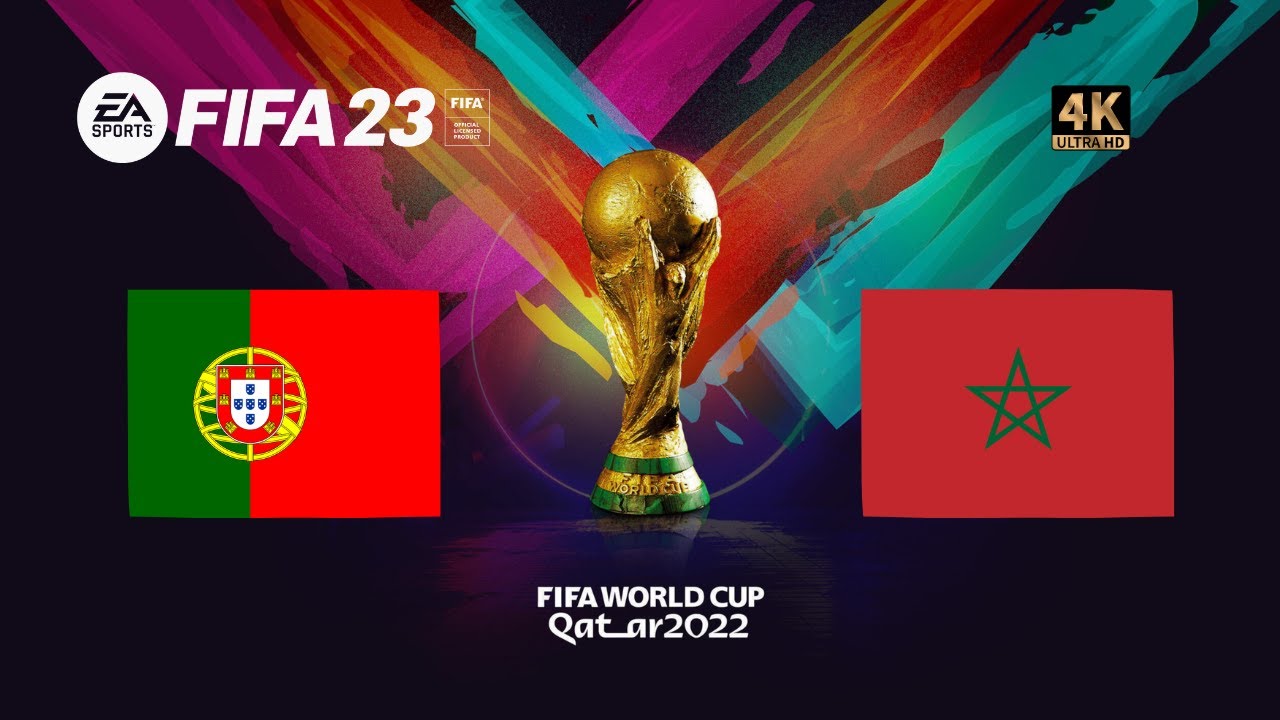 Portugal x Marrocos | FIFA 23 Gameplay Copa do Mundo Qatar 2022 | Final [4K 60FPS]