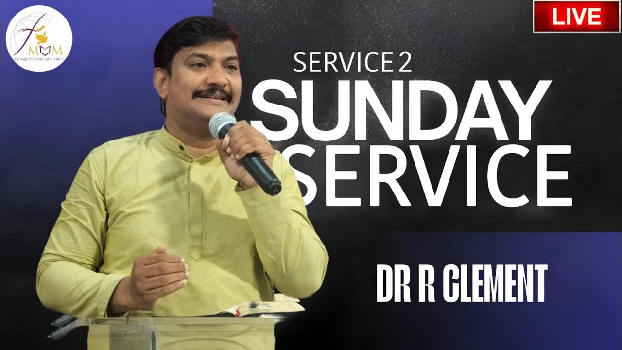 🔴 LIVE | SUNDAY SERVICE | 2nd SERVICE | PROPHETICAL MESSAGE DR R CLEMENT  | #tamil #love #jesus