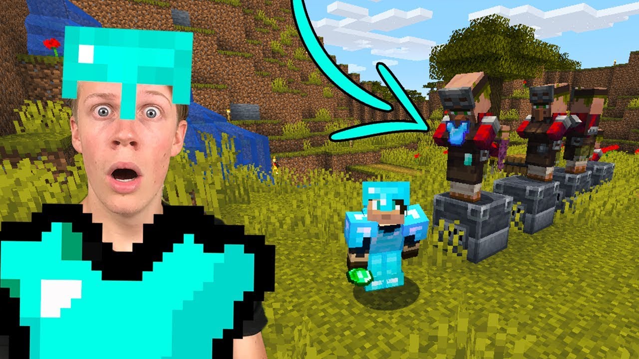 IK KREEG FULL DIAMOND VAN DEZE VILLAGER!!