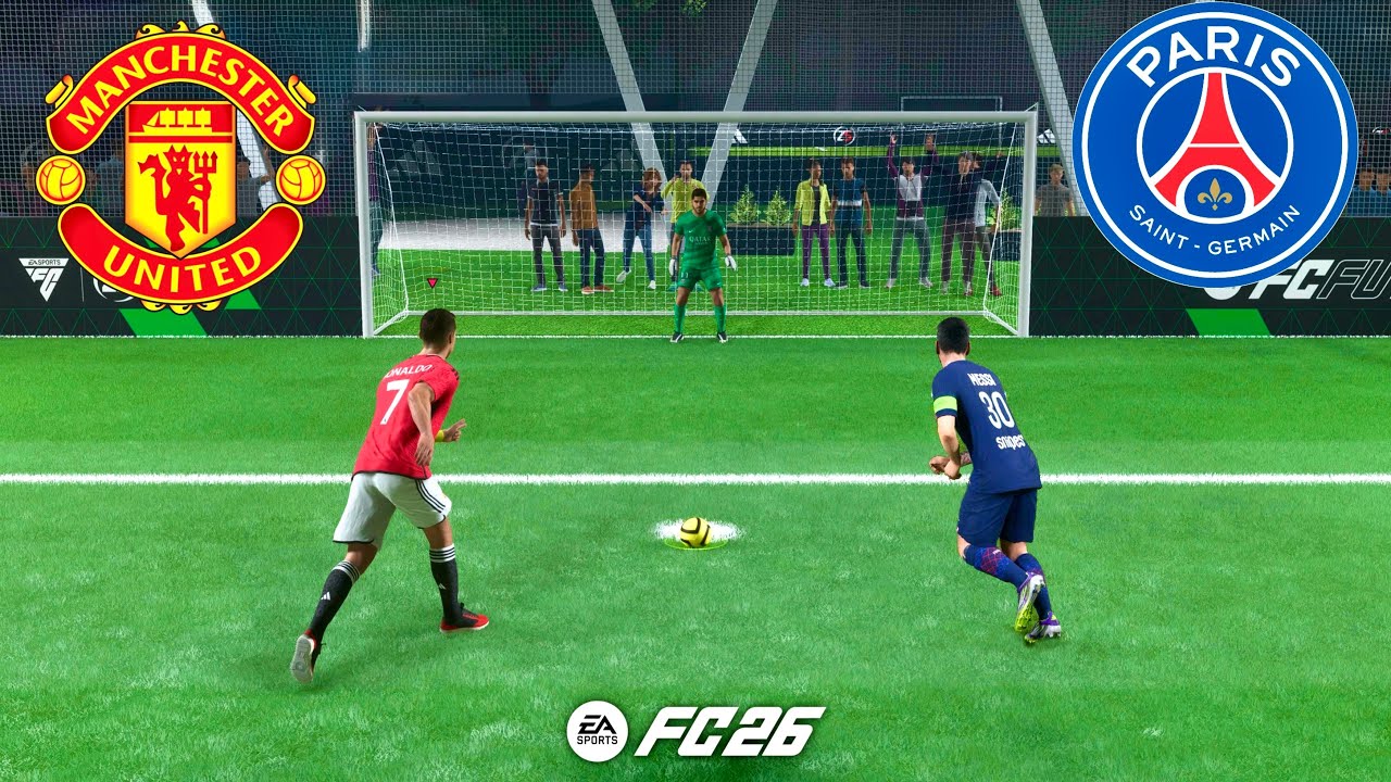 FC 26 VOLTA FOOTBALL | RONALDO MESSI NEYMAR MBAPPE HAALAND VINI JR | MAN UNITED VS PSG - PS5