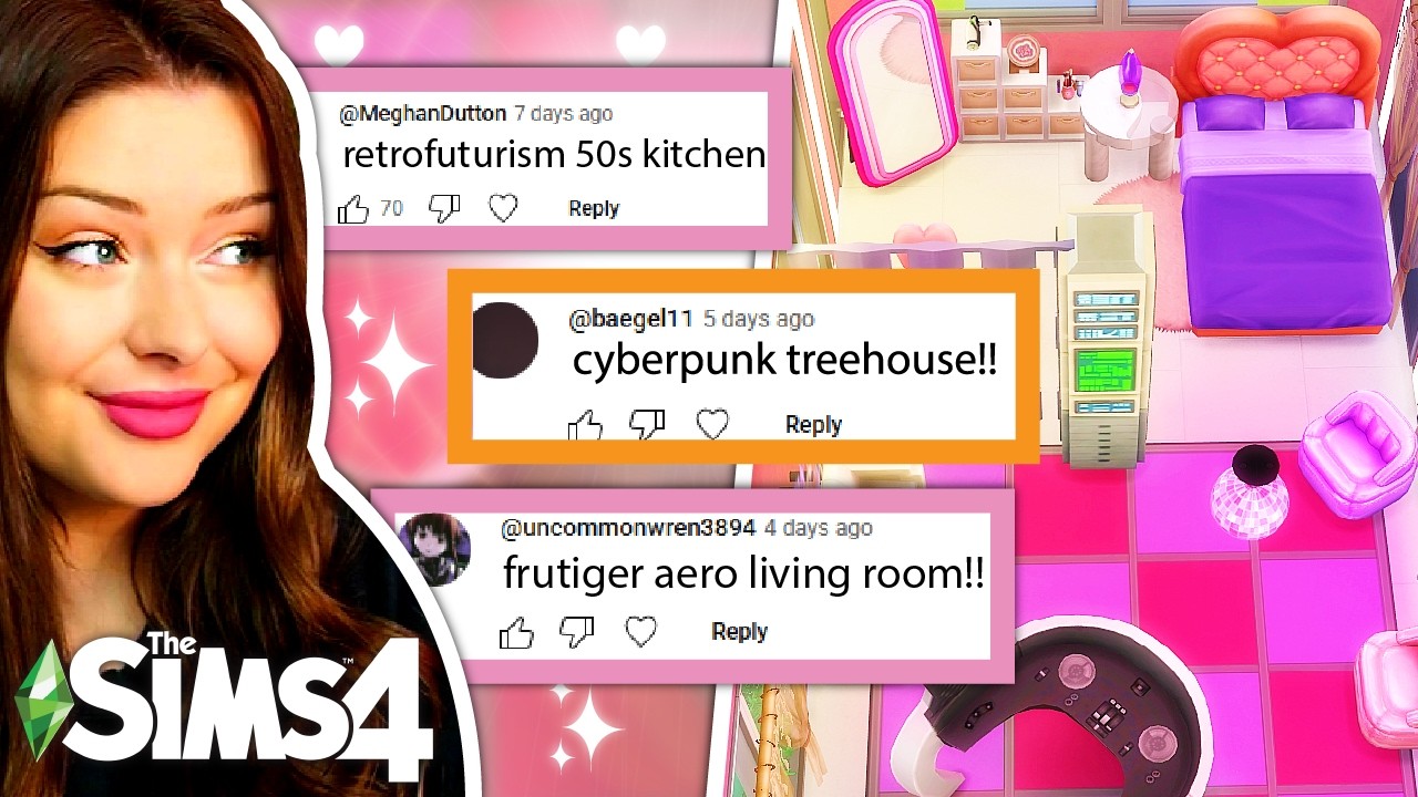 YOUTUBE COMMENTS Decide My Build in The Sims 4
