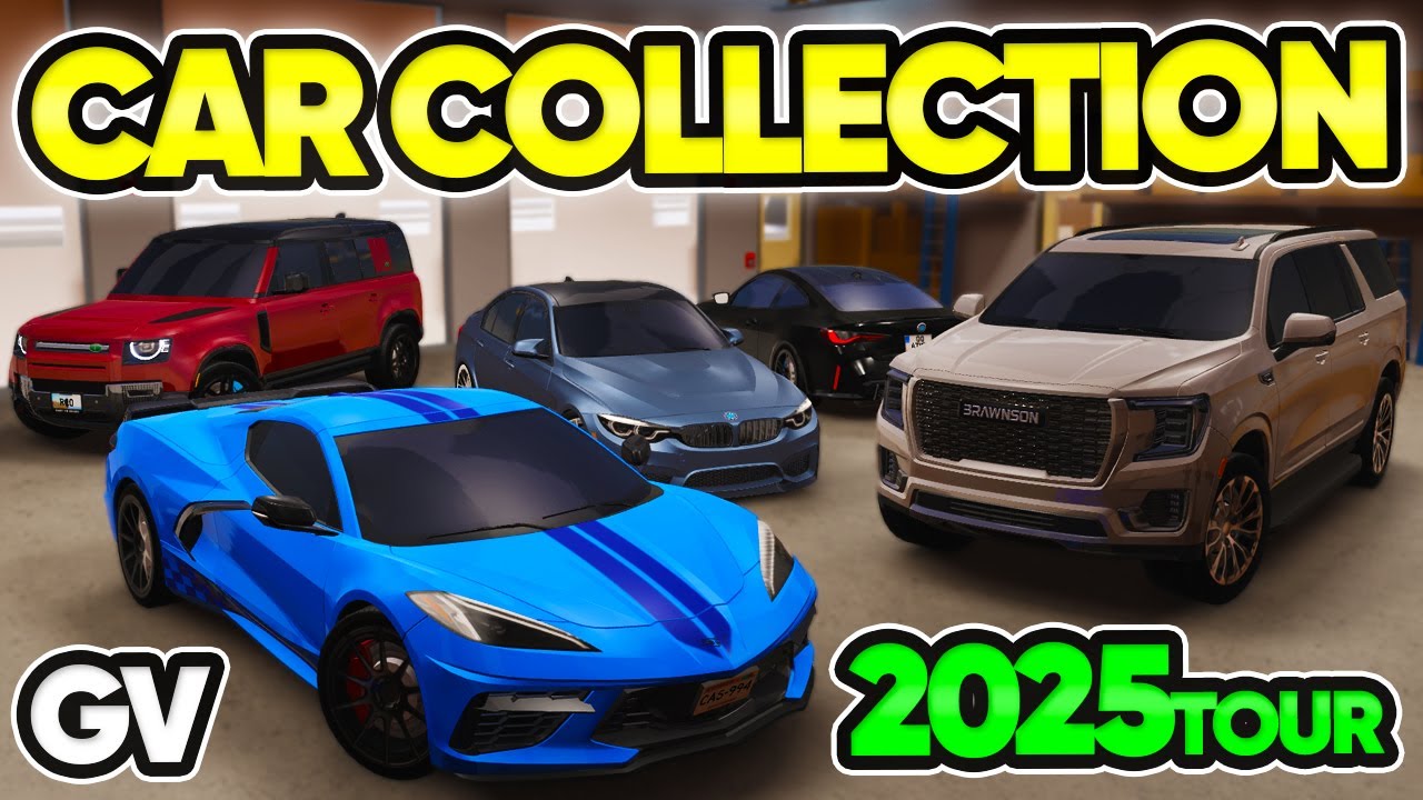 MY 2025 GREENVILLE ENTIRE CAR COLLECTION! - Roblox Greenville