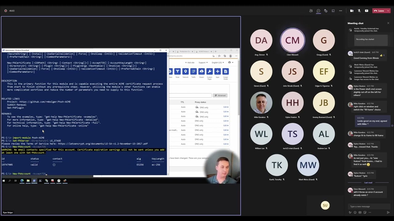 PowerShell: Posh-ACME (Ryan Bolger) 6/3/2021