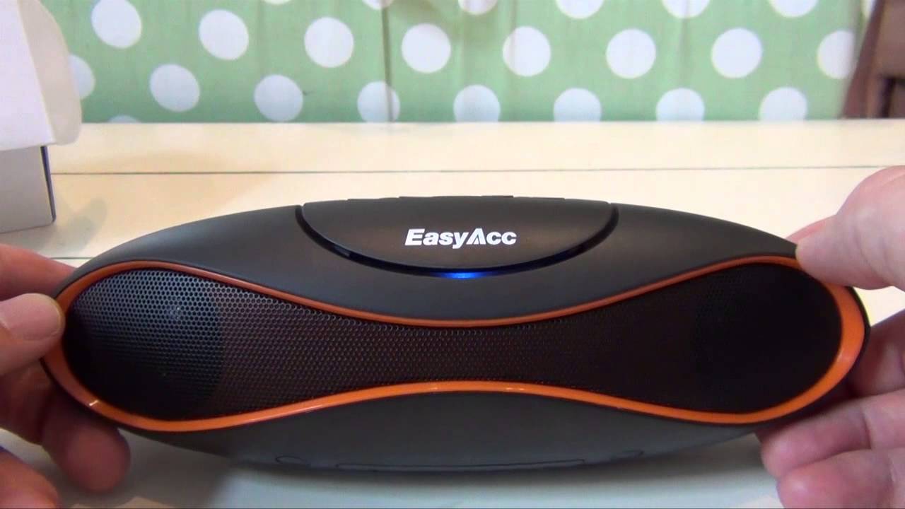 Easy ACC Mini Bluetooth Speaker, FM Radio, and Speakerphone