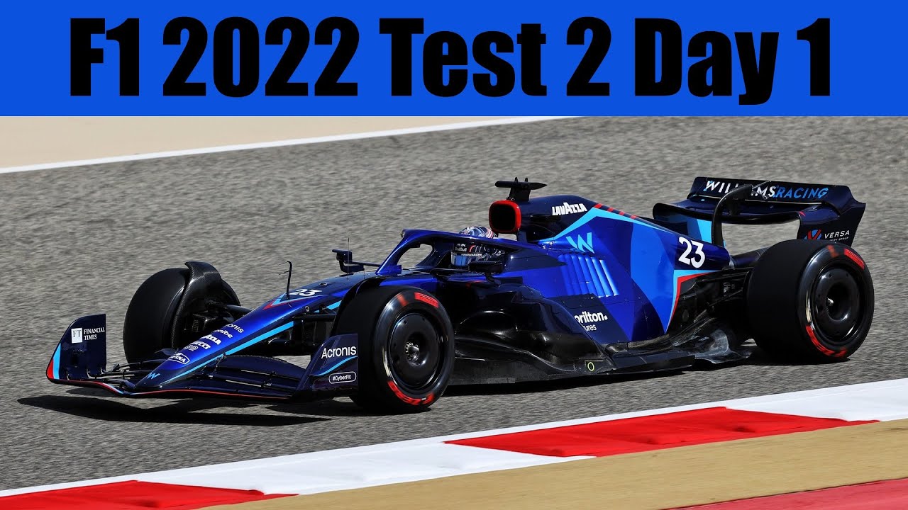 F1 2022 - Bahrain Test - Day 1 Technical Summary