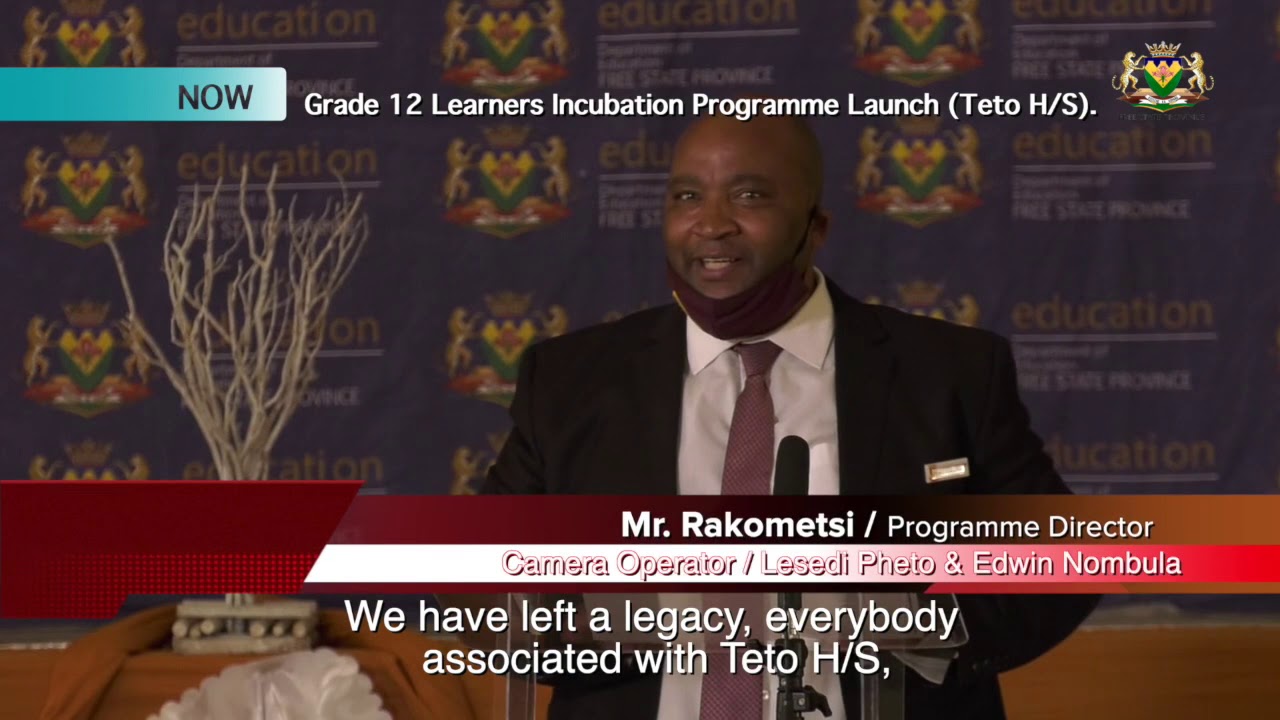 Grade 12 Learners incubation Program launch 2020 at Teto High School