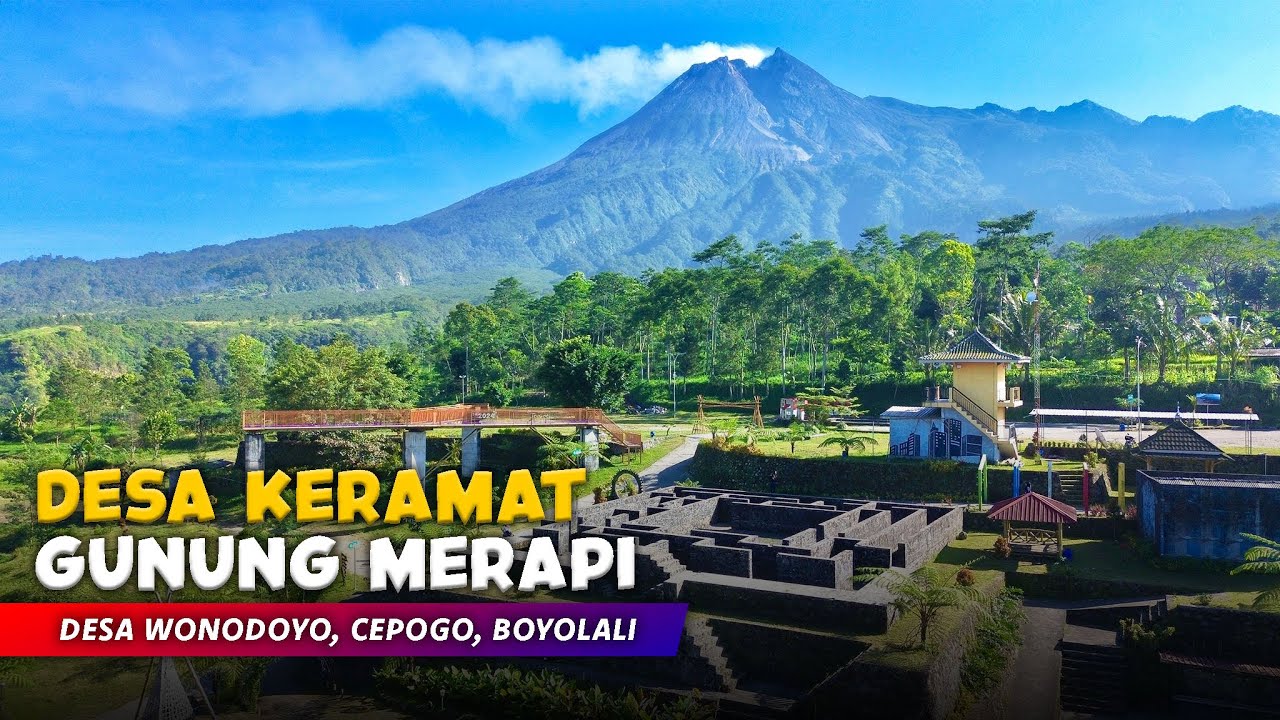 DESA KERAMAT GUNUNG MERAPI ITU ADA !! Pemandangan Alam Wisata Batu Alien dan Desa Wonodoyo, Boyolali