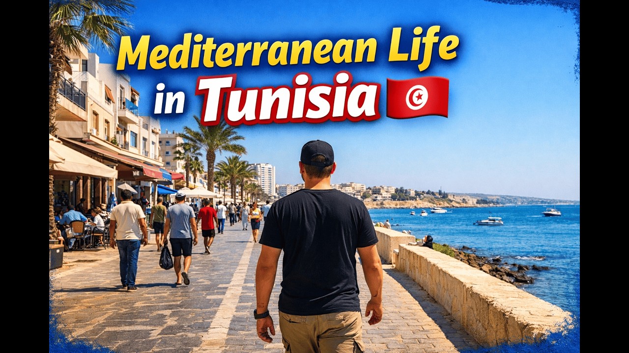 4K Walking Tour of Sousse Tunisia 🇹🇳 | Mediterranean Coastal City