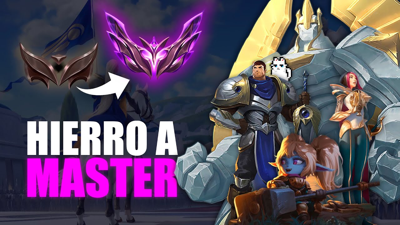De Hierro a Master SOLO Con Campeones De DEMACIA 🔥+ Sorteo Curso