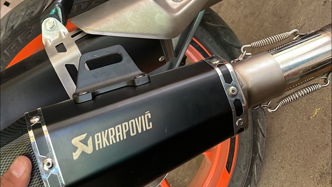 Ktm Duke 250 || Akrapovic Exaust Slip On With Mid Bend Pipe || New Mods ||LOUD? #ktm #duke #ktmindia