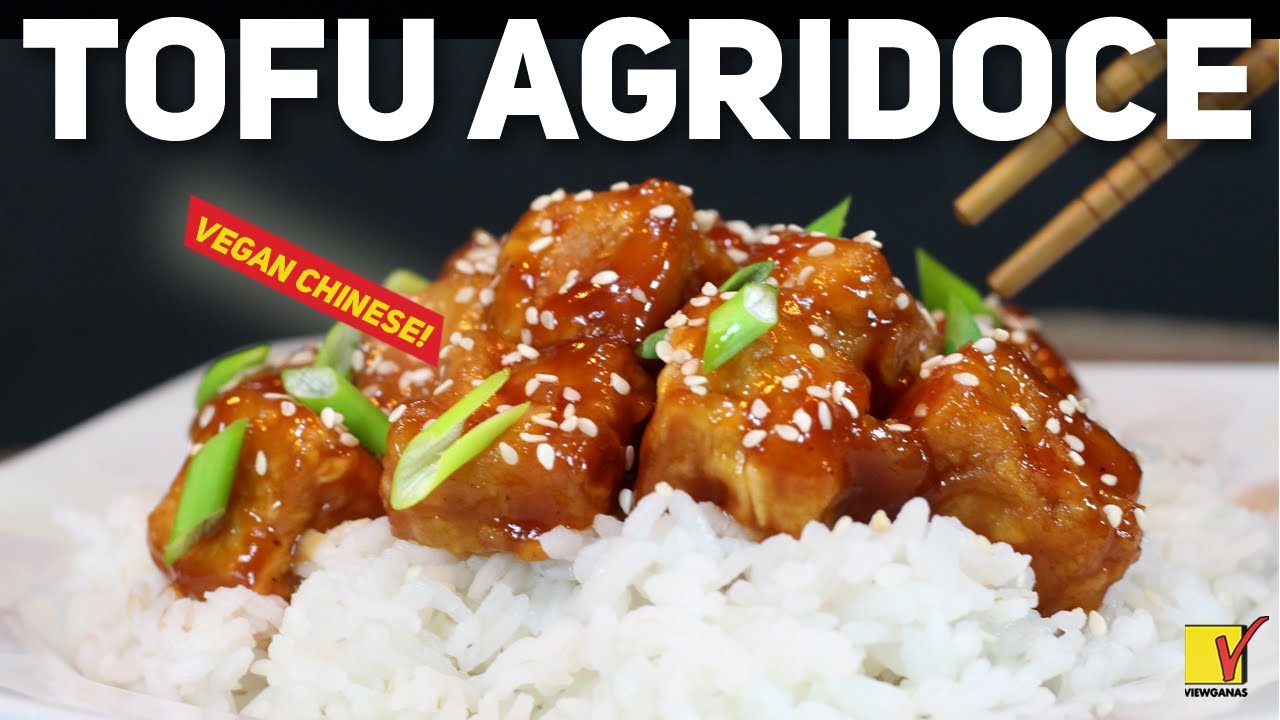 TOFU AGRIDOCE | FRANGO CHINÊS AGRIDOCE VEGANO | ESTUPIDAMENTE IGUAL AO ORIGINAL | VIEWGANAS
