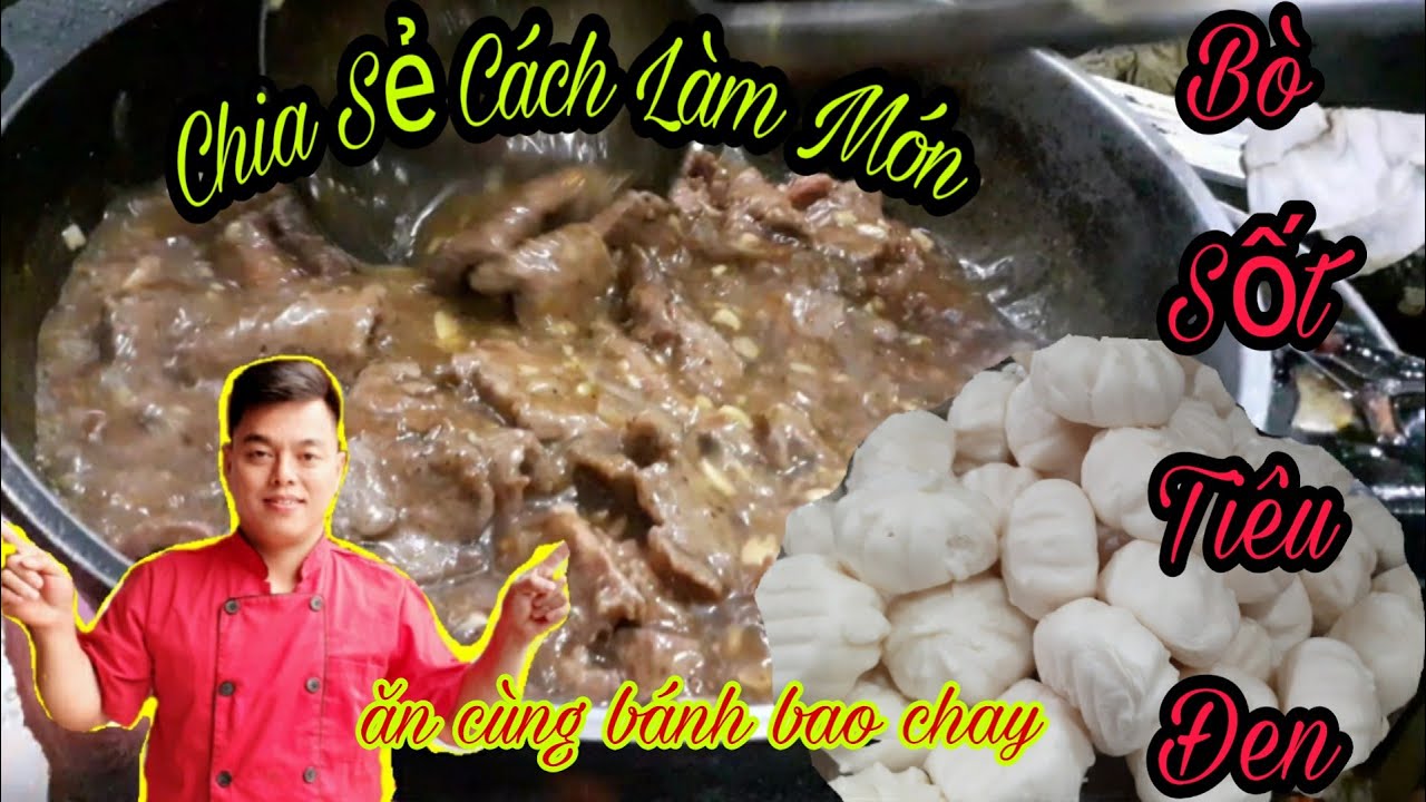 Bò Sốt Tiêu Đen | cách làm món thịt bò sốt tiêu đen cực ngon